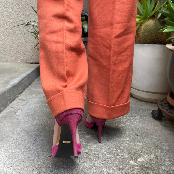 Vintage multicolored Gucci suede leather heels in original box - Picture 11 of 16